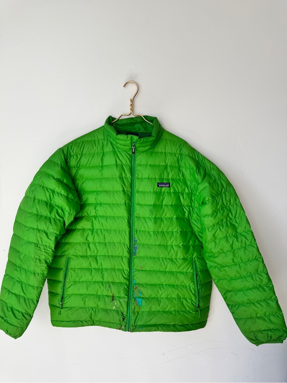 Patagonia Men’s Green Puffer Jacket Size XL
